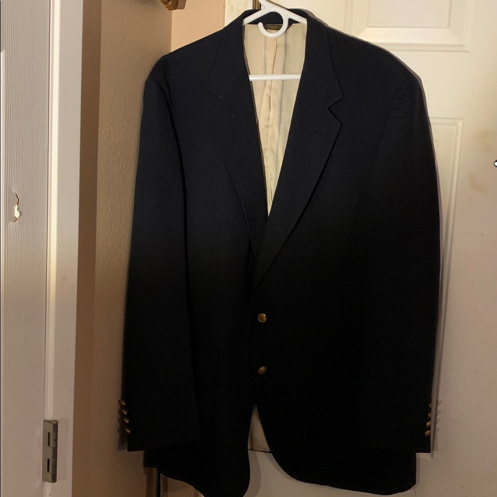 Wimbledon Navy Blue  Blazer with Subtle Inside Stripes 24x45